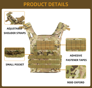 Nouvelle Version améliorée Sports de chasse en plein air Gilet résistant à l'usure de camouflage tactique multifonctionnel - Product Image 5
