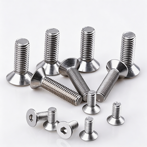 Tornillo de Cabeza Cónica de Acero Inoxidable Anticorrosión GB70.3, M2-M20, Fijación de Cabeza Plana Allen - Product Image 3