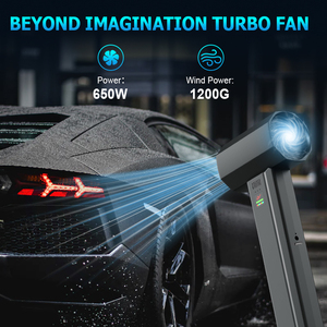 Souffleur d'air sans fil rechargeable 80 000 tr/min, mini ventilateur puissant pour le séchage et le nettoyage des voitures, produits de nettoyage - Product Image 5