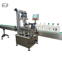 Ligne de production automatique de remplissage et de bouchage pour shampoing, crème de bain, détergent à vaisselle, 1-5L