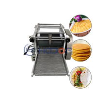 Tortilla de maïs Tacos carrés automatiques de 8 pouces faisant la machine Machine à roti industrielle avec moteur 220V au Pakistan