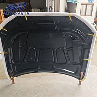 Capot avant en fibre de carbone pour Audi A4 S4 RS4 B8 berline 2008-2012, avec vis de fixation
