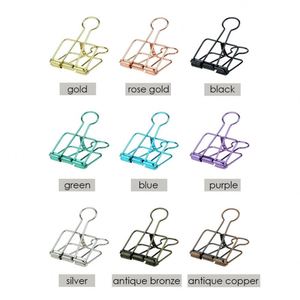 Pinces à vêtements multifonctionnelles modernes en fil d'acier coloré, durables, type crochet, pour suspendre vêtements, sacs en papier, sacs alimentaires, cuisine, bureau - Product Image 4