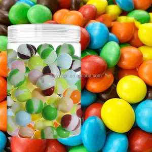 Fabrik Großhandel hochwertige Jelly Bean 500g/1kg Bulk bunte gefrier getrocknete Kaugummi Süßigkeiten