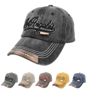 Gorra de Béisbol de Mezclilla Lavada Estilo Los Ángeles, Unisex, con Bordado de Algodón - Product Image 5