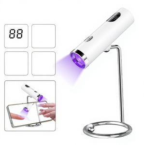 เครื่องอบเล็บ UV แบบพกพาขนาดเล็ก พร้อมแท่นวางมือ ชาร์จไฟได้ แห้งเร็ว สำหรับเจลขัดเงา กาวเจล - Product Image 1