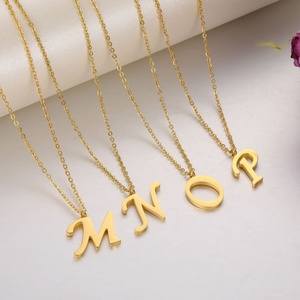 Best Selling Stainless Steel Jewelry Gold Letter m Pendant - Product Image 3