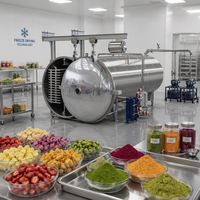 Machine de lyophilisation sous vide pour la production de poudre de légumes, de fruits, de fruit du moine, de dattes et d'aliments lyophilisés