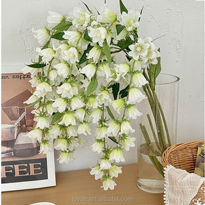 กระดิ่งลมดอกลิลลี่ออฟวาลลีย์ทำมือจากผ้าไหมประดิษฐ์ ตกแต่งด้วยดอกไม้ห้อยระย้า สำหรับงานแต่งงาน ตกแต่งบ้าน และถ่ายภาพ - Product Image 6