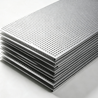 Tôle perforée à trous hexagonaux, maille perforée pour grille de ventilation