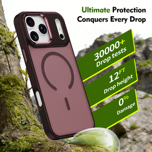 Funda <span class=keywords><strong>de</strong></span> Lujo <span class=keywords><strong>de</strong></span> Grado Militar para <span class=keywords><strong>iPhone</strong></span> 18 Pro Max, Resistente a Caídas <span class=keywords><strong>de</strong></span> 12 Pies, con Lente Magnética <span class=keywords><strong>de</strong></span> Aleación y Botones Metálicos Independientes - Product Image 2