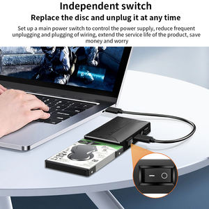 USB 3.0 إلى SATA IDE محول أقراص صلبة كابل تحويل 2.5 "/3.5" HDD SSD مع 12V 2A الطاقة 3 في 1 IDE محول SATA - Product Image 6