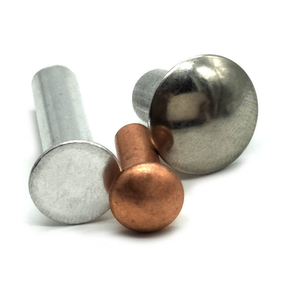 Rivet solide en cuivre à tête ronde de 5 mm - Product Image 1