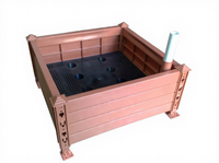 Bac à légumes modulaire en PP pour extérieur, jardinière emboîtable pour légumes, herbes et fleurs