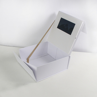 Boîte cadeau promotionnelle personnalisée en carton pliable avec écran LCD 7 pouces, impression personnalisée pour mariage, Noël