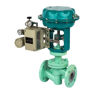 Hot Selling Origina Customized 1/2-14 in Fluorine-lined Control Valve Casting Steel PTFE <b>Sealed</b> Acid Pneumatic DC24V for Petroch - Product Image 2