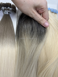 Extensiones de cabello Remy ruso alineado eslavo, cinta Invisible de Color <span class=keywords><strong>rubio</strong></span> <span class=keywords><strong>ceniza</strong></span> de alta calidad, clasificación de cabello Ins - Product Image 6