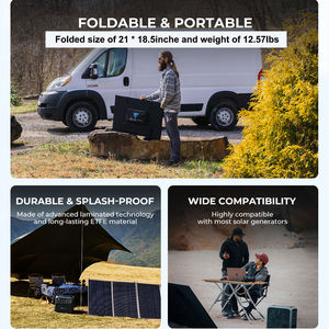 Vente en gros Panneau photovoltaïque portable <span class=keywords><strong>Bluetti</strong></span> 100w <span class=keywords><strong>120W</strong></span> Panneaux solaires pliables flexibles - Product Image 5