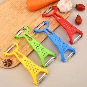 Éplucheur de légumes en acier inoxydable, éplucheur de pommes de terre, râpe à carottes multifonction à double tête, outils pour fruits, accessoires de cuisine - Product Image 5