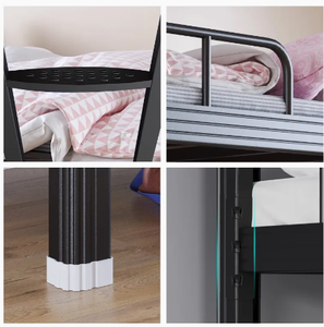 <span class=keywords><strong>Lit</strong></span> superposé moderne double pour enfants et adultes – Idéal pour auberges de jeunesse – <span class=keywords><strong>Lit</strong></span> superposé double pour adultes – <span class=keywords><strong>Lit</strong></span> superposé pour auberges de jeunesse - Product Image 4