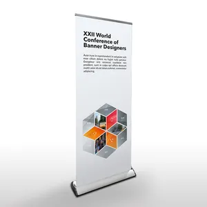 Durable high quality aluminum advertising roll up banner stand