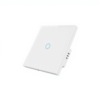 Interrupteur Zigbee de type 86, application intelligente Tuya, commande vocale, minuterie à distance, marche/arrêt, panneau en verre trempé Alice