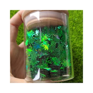 10mmm Plam Arbres Vert Confettis Paillettes Usine Personnalisée En Gros - Product Image 2