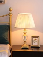 HJ HOME Nordic American Modern Simple Home Luxury Warm Creative Wedding Room Table Bedroom Bedside Crystal Table Display
