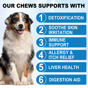 Oimmal, <span class=keywords><strong>los</strong></span> Más Vendidos, Golosinas Masticables Suaves para <span class=keywords><strong>Perros</strong></span>, Distribuidor Mayorista, Suplemento para la Salud de la Piel con Omega-3, Enzimas de Calabaza, Refuerzo Inmunológico - Product Image 4