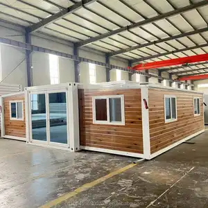 Low-Cost Modern Design Prefab Woningen Essentieel Containerhuis Voor Tijdelijke Woonhuizen