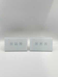 1200W 500Wスマート調光器壁スイッチTuya Touch <span class=keywords><strong>Zigbee</strong></span> Googleコントロール照明WIFIガラスパネル付き - Product Image 5