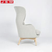 Salon moderne de luxe chambre à coucher maison loisirs fauteuil de loisirs en tissu velours chaise de loisirs
