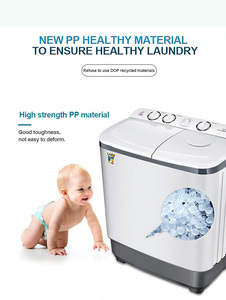 Machine à laver semi-automatique <span class=keywords><strong>de</strong></span> 7.5kg la plus vendue pour les espaces domestiques compacts - Product Image 5