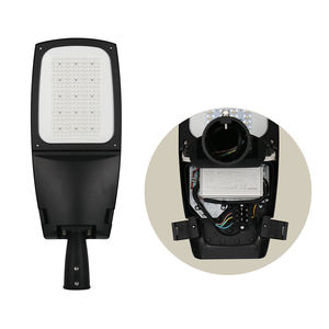 Lampadaire LED en alliage d'aluminium certifié IP66 IK09 CE 50W avec détecteur de mouvement, étanche AC100-277V, éclairage routier extérieur - Product Image 3