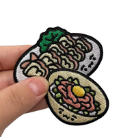 Badges brodés personnalisés, motifs sur mesure, à coudre ou thermocollants, pour vêtements, sacs à dos, accessoires DIY
