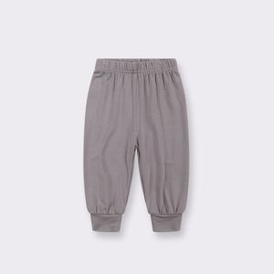 Bambu Erkek Bebek Pantolonu İlkbahar ve Sonbahar Düz Renk Günlük Pantolon Yumuşak Bebek Kıyafetleri - Product Image 4