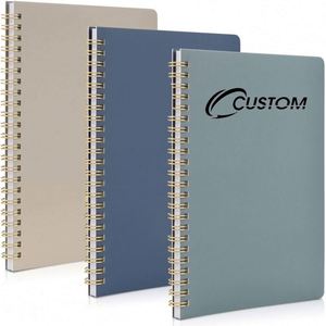 <b>A3</b> Hardcover Spiral Address Book Lined <b>Paper</b> Smooth Durable High Quality Leather Cover Various Colors Journaling Available 80 - Product Image 2