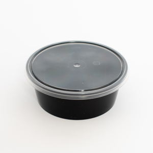 Boîte à lunch ronde, récipient alimentaire compatible micro-ondes avec couvercle anti-fuite pour le bureau, l'école, la préparation des repas, boîte <span class=keywords><strong>bento</strong></span> - Product Image 1