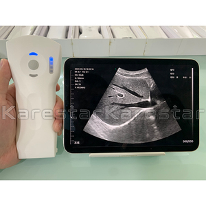 Alat USG Genggam Saku dengan Probe Convex Liner <span class=keywords><strong>Phased</strong></span> <span class=keywords><strong>Array</strong></span>, Mesin USG Doppler Nirkabel untuk Hewan - Product Image 5