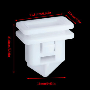 Volvo <b>Door</b> Side Skirt <b>Trim</b> Clip 8678010 20pcs For S40 S60 S80 C30 Repair Replacement - Product Image 2