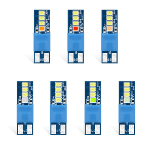 Tcyato 12V Xe Hệ Thống Chiếu Sáng Mới T10 LED Xe Bóng Đèn Thay Đổi Màu Sắc Màu Xanh/Trắng Gradie W5W 194 168 Trong Nhà Dome Đèn Đọc Sách 2835 - Product Image 2