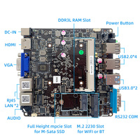 Dual Lan Mini Itx Small Board 12*12cm Integriertes Quad Core N2940 N2840 Lüfter loses X86 Rs232 Mini-Desktop-PC-Motherboard