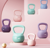 Kettlebell souple de 5 kg pour femmes, idéale pour l'entraînement des fessiers et le renforcement des muscles du bas du corps à domicile