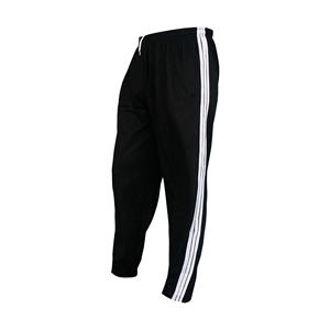 High Quality 100% Cotton Slim Fit <b>Trousers</b> Pants for <b>Men</b> Loose Stacked Design <b>Elastic</b> <b>Waist</b> Casual Wholesale Price Bangladesh - Product Image 5