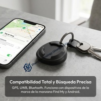 Localisateur traqueur AirTags universel pour bracelet, carte, mini, vêtements, bagages - Pack de 4 (2)
