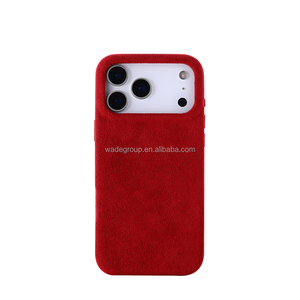 Étui de téléphone de luxe personnalisé avec logo, étui de téléphone personnalisé en <span class=keywords><strong>Alcantara</strong></span> pour <span class=keywords><strong>iPhone</strong></span> 17 Air 16 15 <span class=keywords><strong>14</strong></span> <span class=keywords><strong>Pro</strong></span> Max, étui en <span class=keywords><strong>Alcantara</strong></span> - Product Image 2