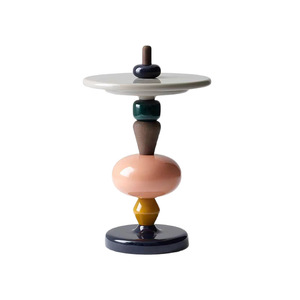 Mesa Auxiliar Nórdica Moderna Minimalista, Mesa Esquinera Móvil, Mesas Auxiliares de Lujo Modernas para Sala de Estar, Muebles para Cafetería - Product Image 1