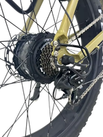 Hentach Ebike 60V10Ah Pil 26*4.0 Lastik Exsho Maşa 130Nm 60+km/s Gemma Fren 7 Vites LCD