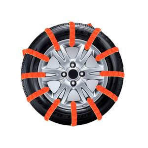Chaînes à neige pour véhicules électriques et motos, sangles antidérapantes universelles rouge vert noir par 1627 - Product Image 1