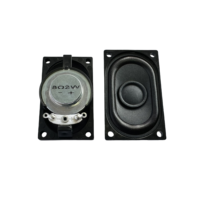 3050 30mm * 50Mm 8ohm 2W coque en plastique haut-parleur électrique interne magnétique pilote unité carré pour ordinateur portable LCD moniteur TV haut-parleur